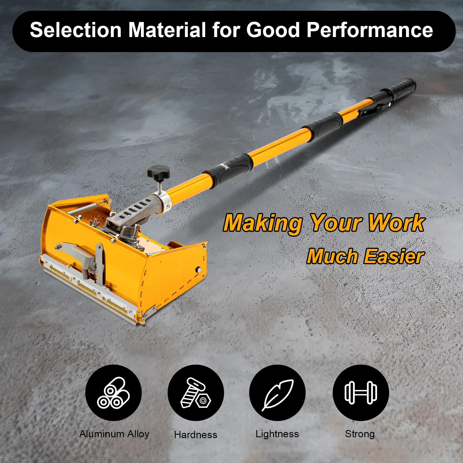 Hand Putty Finishing Trowel, Drywall Flat Finishing Box Tool, Putty Smoother, 26.5cm House Walls or Ceilings Decorating