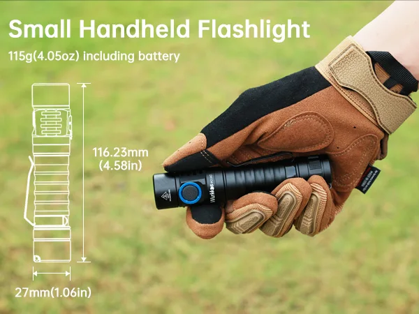 Wurkkos FC11C 519A USB-C Rechargeable EDC 18650 Flashlight Max Output 1200 LM IP68 Waterproof Magnetic Tail Hiking Travel Torch