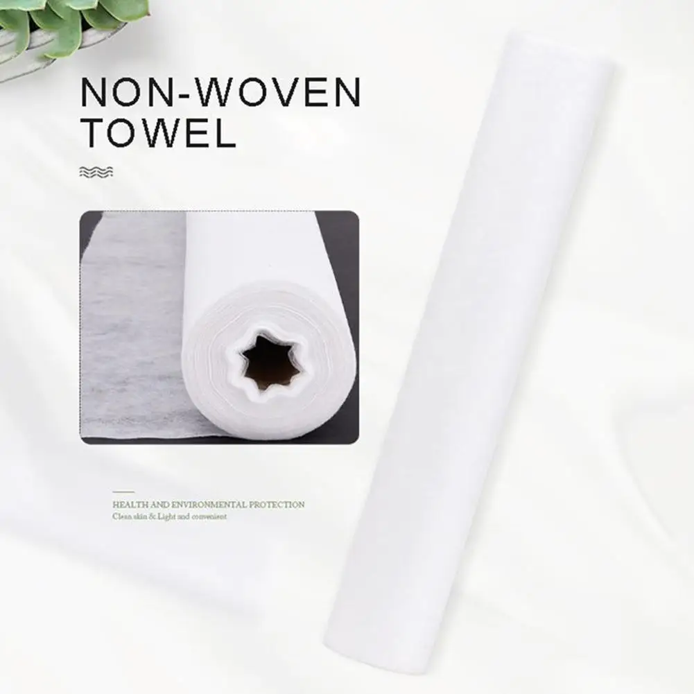 50pcs Disposable Spa Massage Mattress Sheets Salon Massage Bed Sheets Non-Woven Headrest Paper Roll Table Cover Tattoo Supply