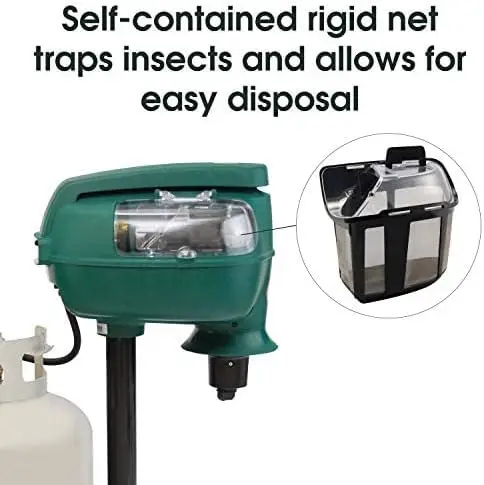 MM4200B Mosquito and Flying Insect Trap and Killer - Protects Up to 1 Acre, Black