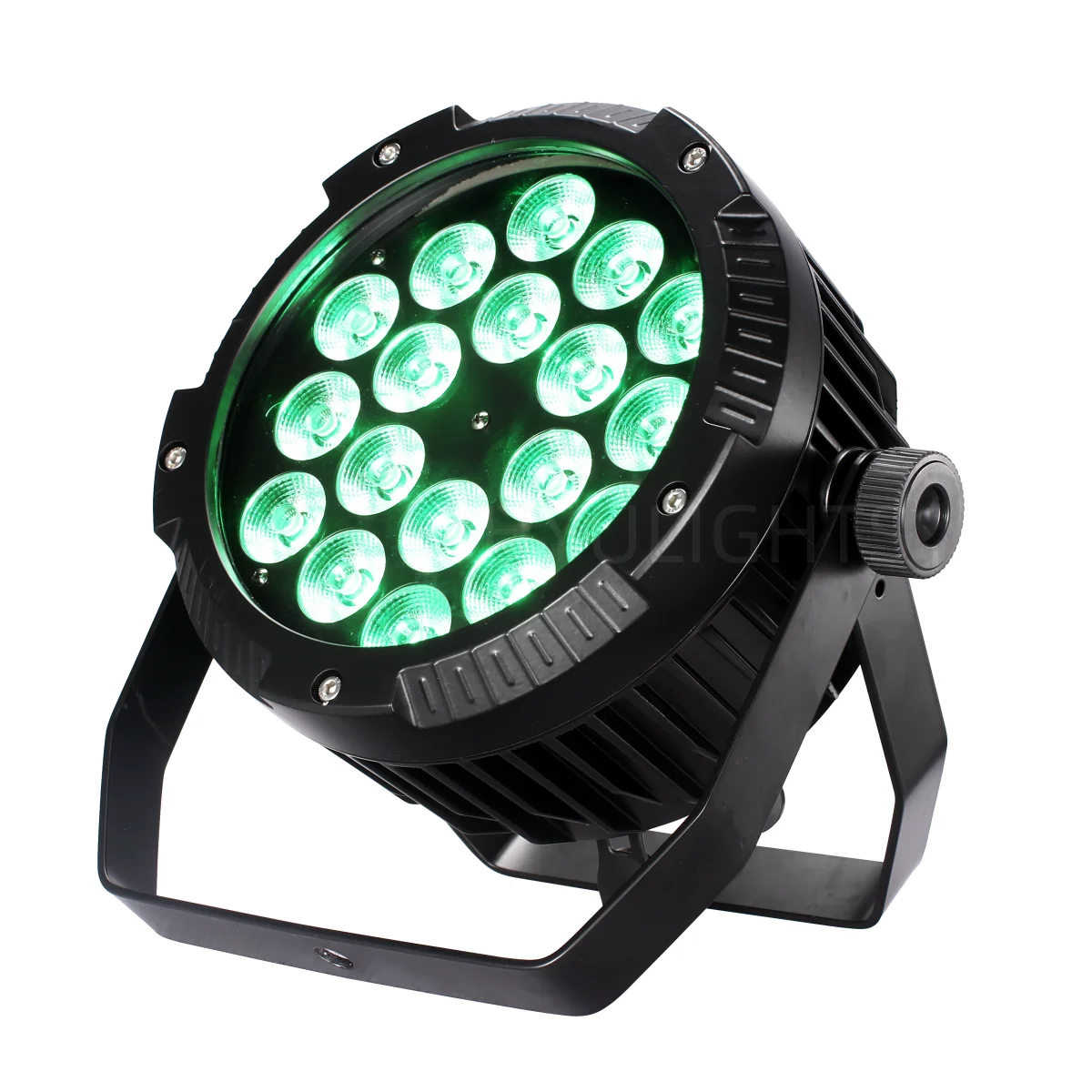 2X IP65 Waterproof Stage Effect Aluminum Led Par 18x18W RGBWA UV 6in1 DMX512 Outdoor Down Light DJ Equipment Disco Wash No Noise