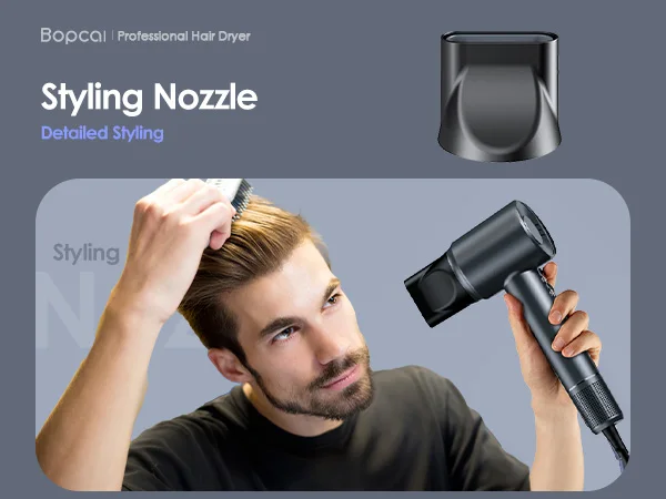 Electric High Speed Hair Dryer 120000RPM Brushless Negative Ions Blow Dryer 1600W Super Powerful Wind Lownoise Salon HairDryer