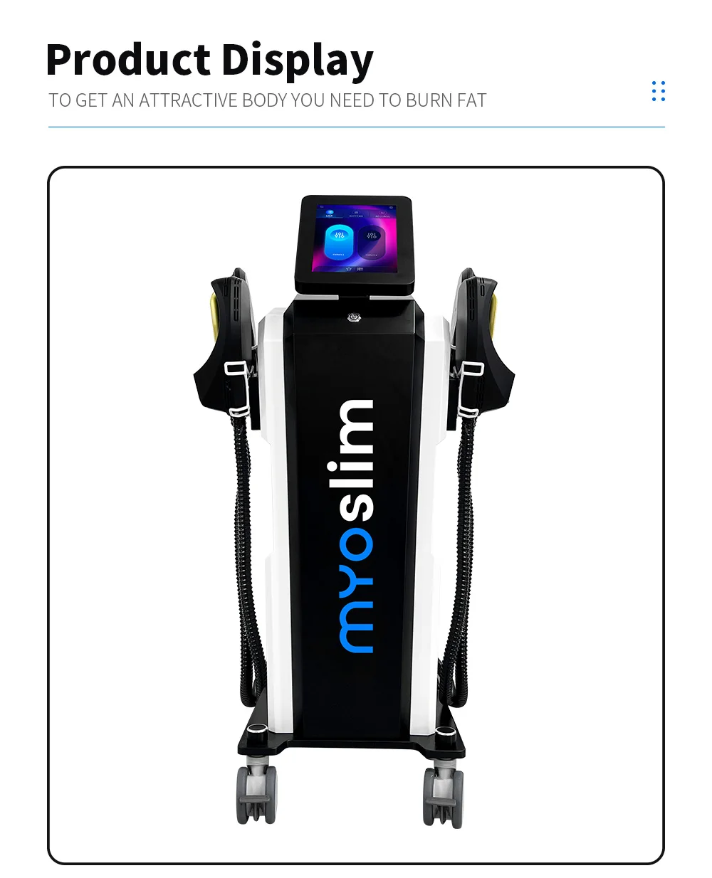 EMSzero Neo Body Sculpting Machine Shaping 6500W 200hz EMS Radio Frequency RF Muscle Stimulator Device