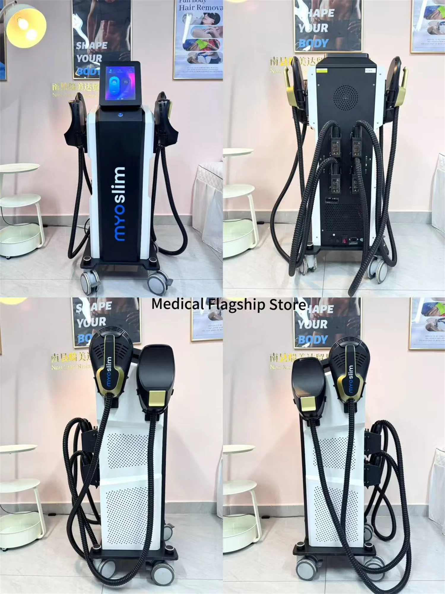 EMSzero Neo Body Sculpting Machine Shaping 6500W 200hz EMS Radio Frequency RF Muscle Stimulator Device