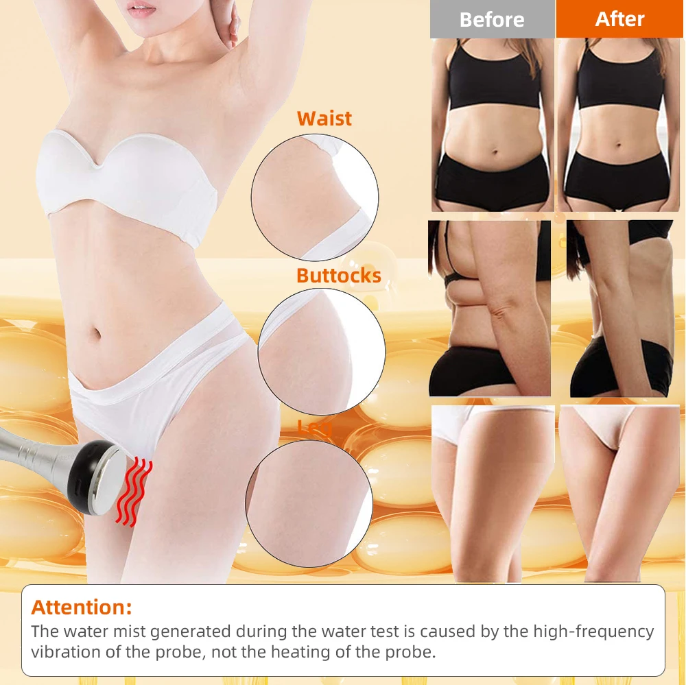 Nourishbel 4In1 40k Cavitation Ultrasonic Slimming Machine Body Care Vacuum Suction Anti-Wrinkle Rejuvenation Skin Lift Tighten