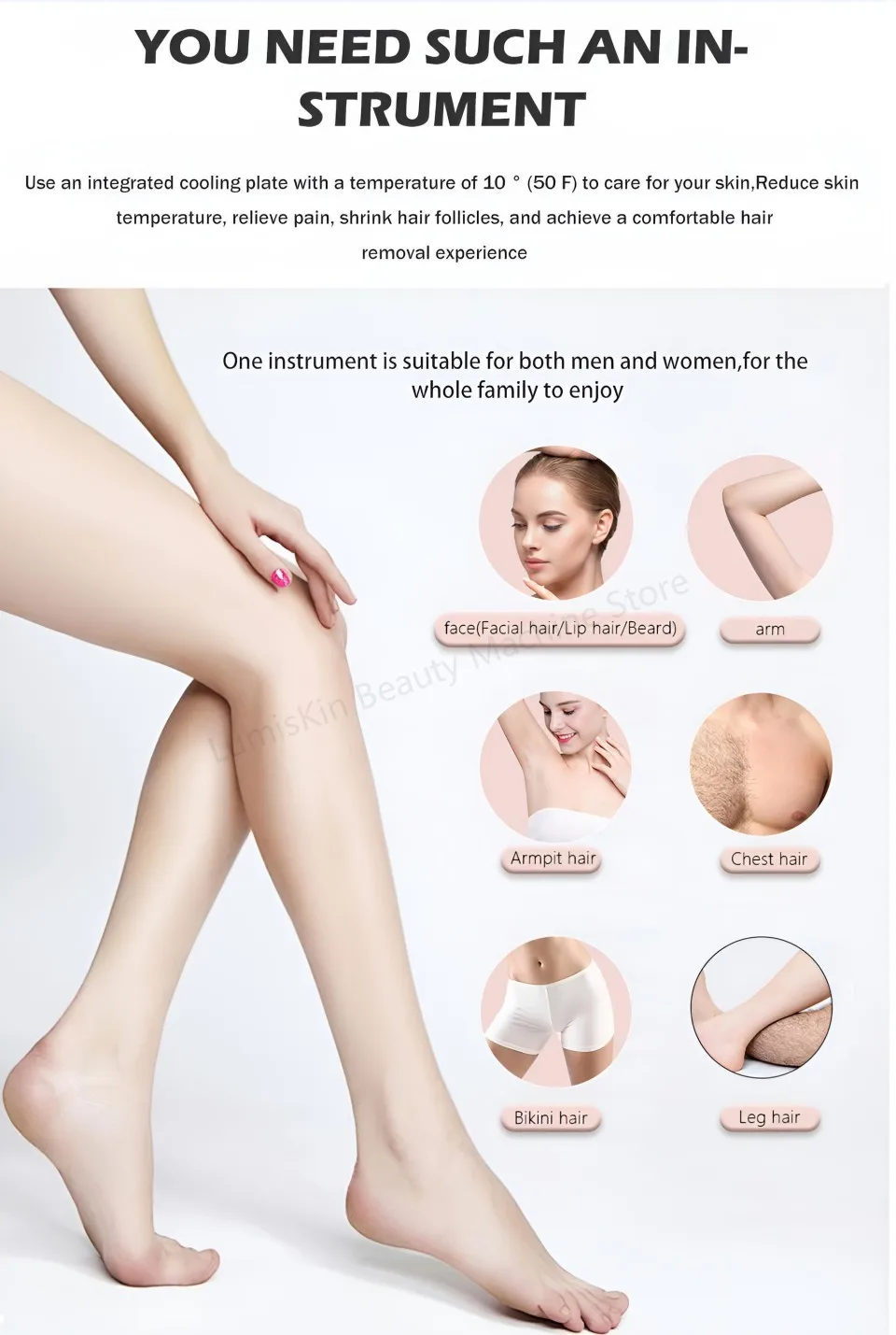 5 Wavelength Diode Laser Hair Removal Machine 755nm 808nm 830nm 940nm 1064nm Ice Point Painless FAC Technology 5000W High Power