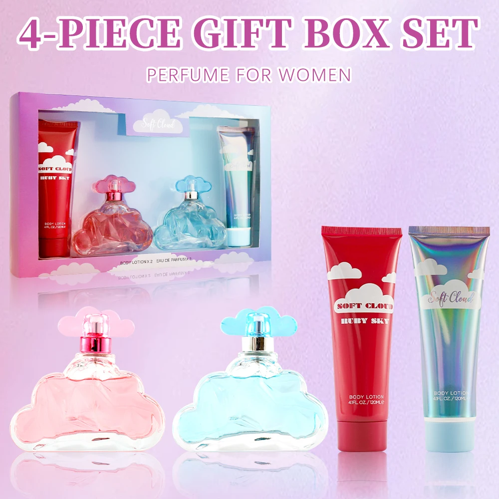 3.4 Oz Women's Eau De Toilette Spray/Set, Lasting Fragrance, Including Lavender, Bergamot, Pear, Very Suitable For Dating, Daily