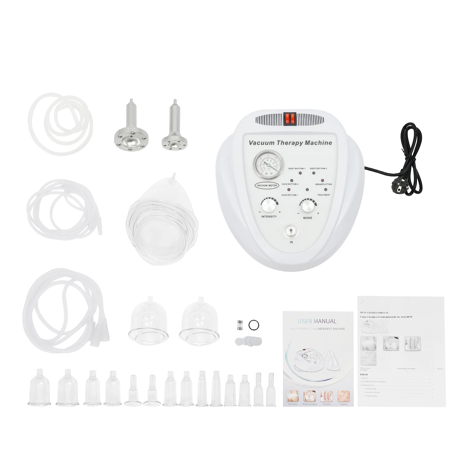 Electric Vacuum Pump Massage Breast Massager Enlargement & Butt Lifting Body Shaping for Beauty Salons, Hospitals, Spas