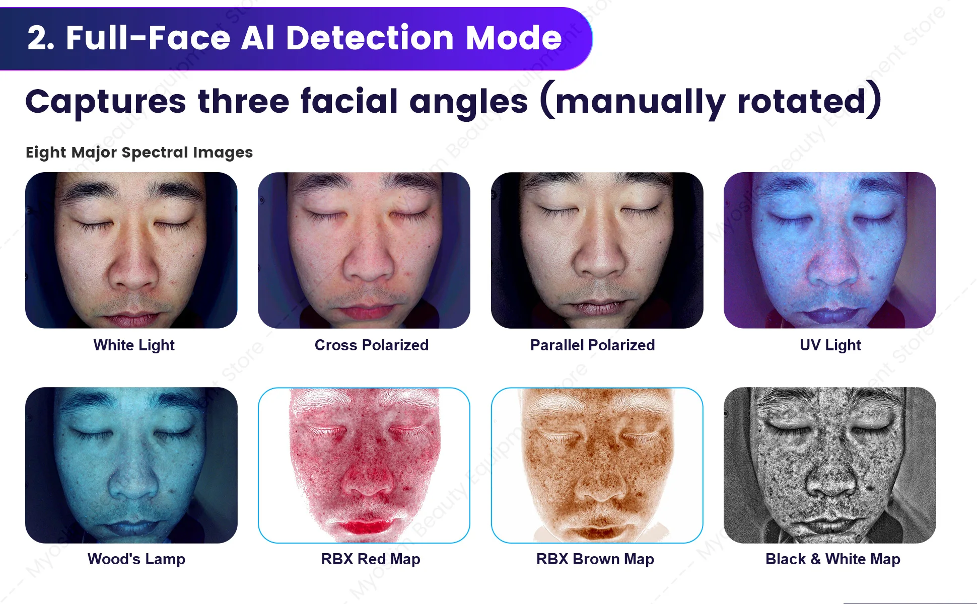 X3 Prro Skin Analyzer Machine 15.6 Inch 3D Facial AI Skin Care Scanner Hair Analysis 8 Light Spectrum for Business Beauty Care