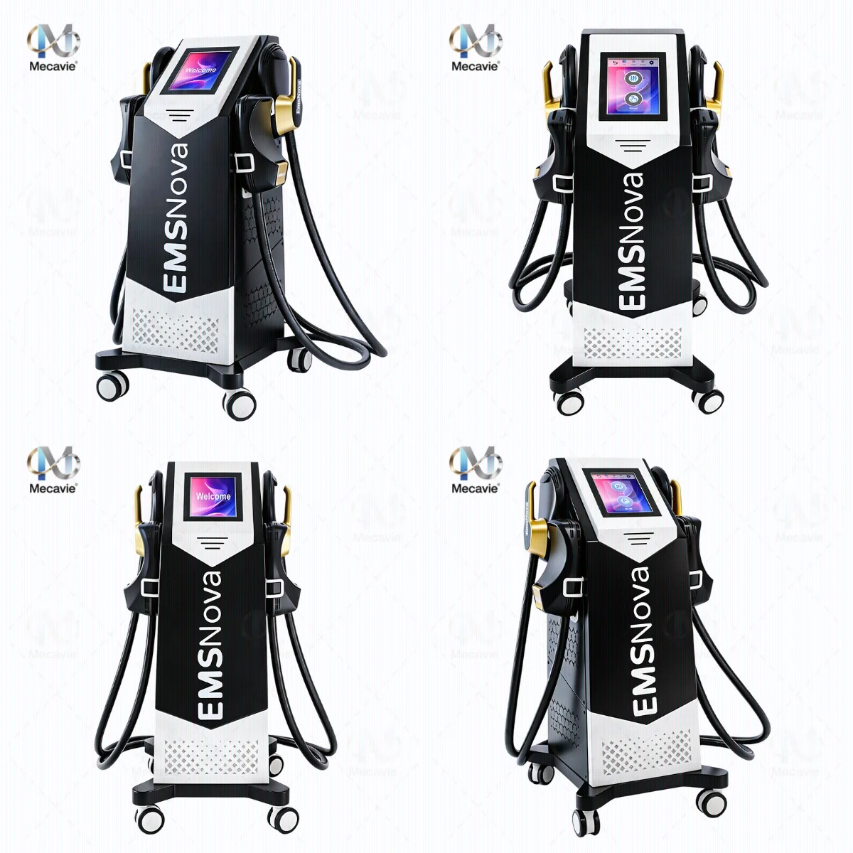 MECAVIE 2026 EMS 6500W Body Toning Device Electro Muscle Stimulation Fat Elimination Muscle Building for Fitness Beauty Health