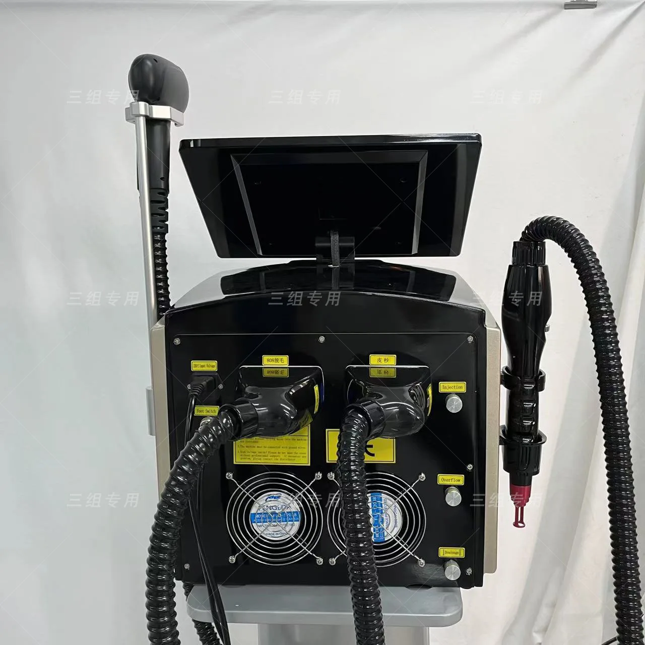 2-In-1 Soprano Diode Picosecond Lase Machine Permanent Ice-Point Hair Removal 755 808 1064nm 4 Wavelengths CE