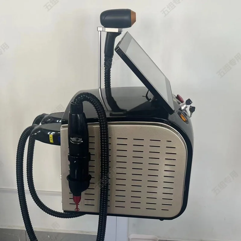 2-In-1 Soprano Diode Picosecond Lase Machine Permanent Ice-Point Hair Removal 755 808 1064nm 4 Wavelengths CE