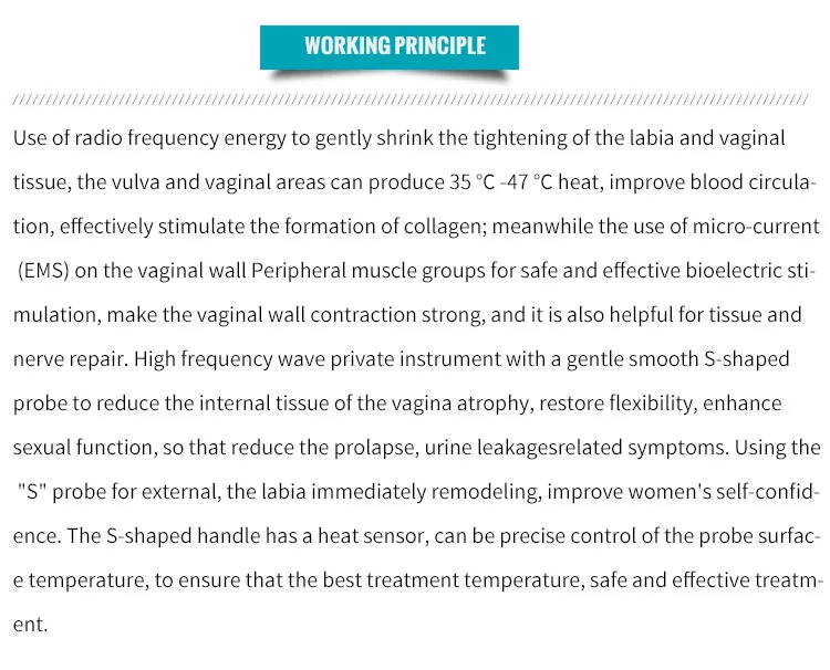 RF Technology Vaginal Rejuvenation Nourishing Skin Tightening Women Beauty Equipment Revival Private Instrumen Salon