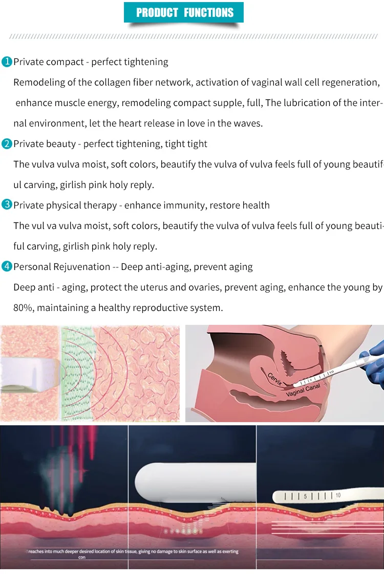 RF Technology Vaginal Rejuvenation Nourishing Skin Tightening Women Beauty Equipment Revival Private Instrumen Salon