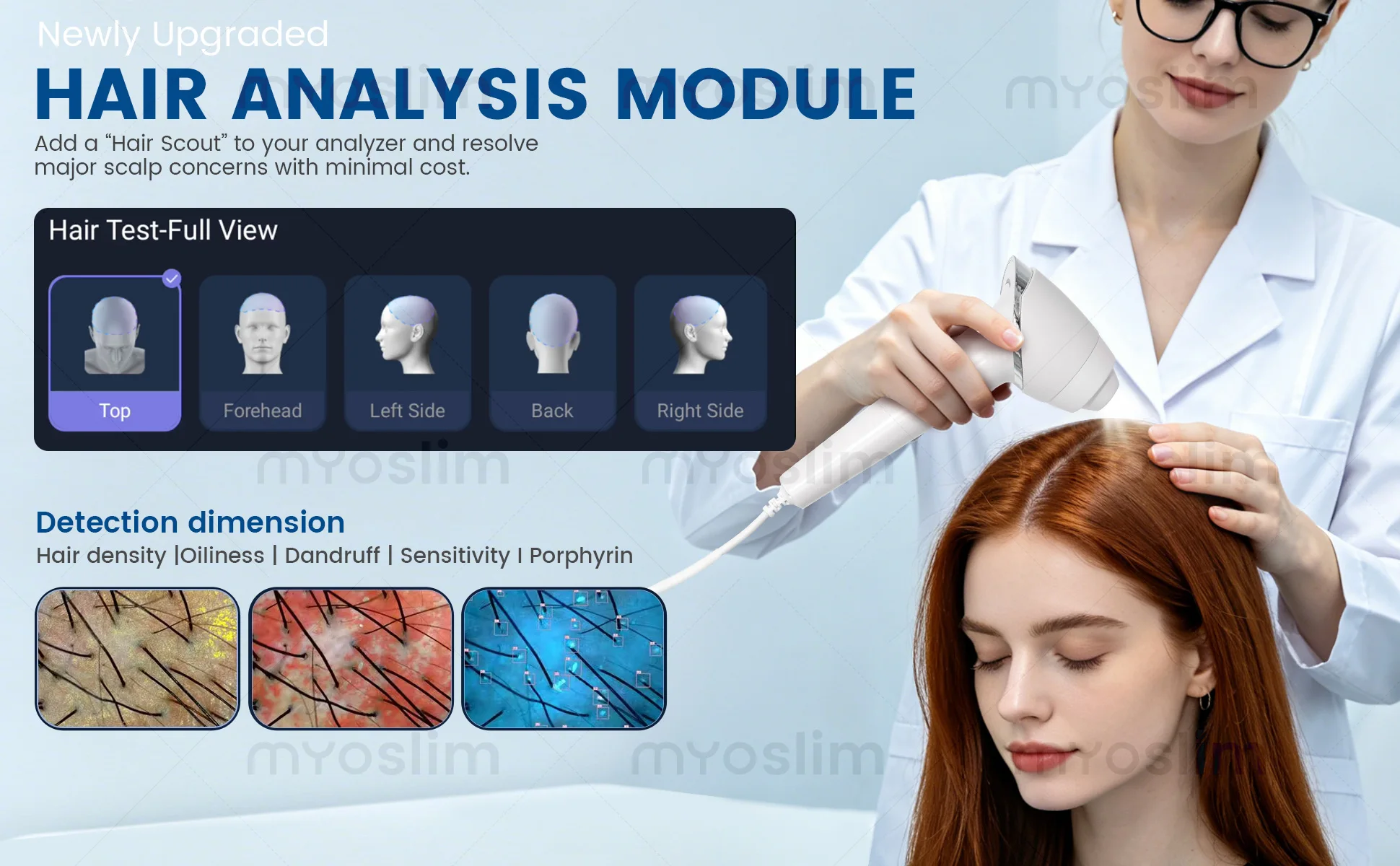 Portable Q1 Skin Care Facial Analyzer Machine Magic Mirror Face Camera Test Detector - Portable Skincare Testing Device