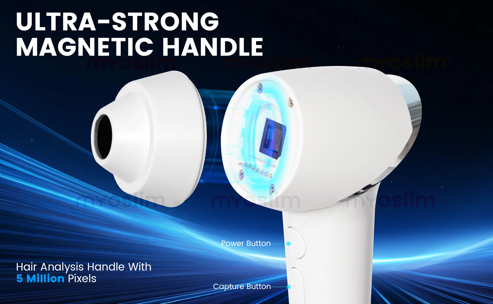 Portable Q1 Skin Care Facial Analyzer Machine Magic Mirror Face Camera Test Detector - Portable Skincare Testing Device