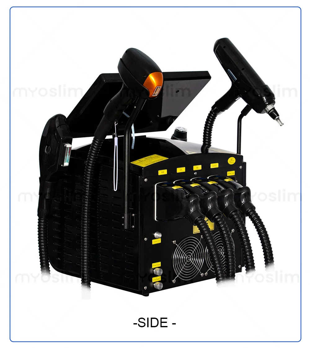 7000W 4in1 Soprano Titanium Ice Platinum Diode Laser 4 Wavelength ND:YAG RF IPL OPT Machine Painless Hair Removal Machine