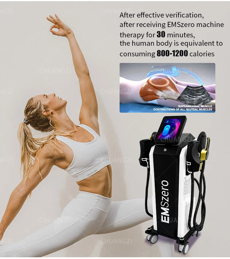 EMSzero PRO RF EMS Body Sculpt Machine 15 Electromagnetic Sculpting Slimming Fat Stimulation Muscle Stimulation Pelvic Body