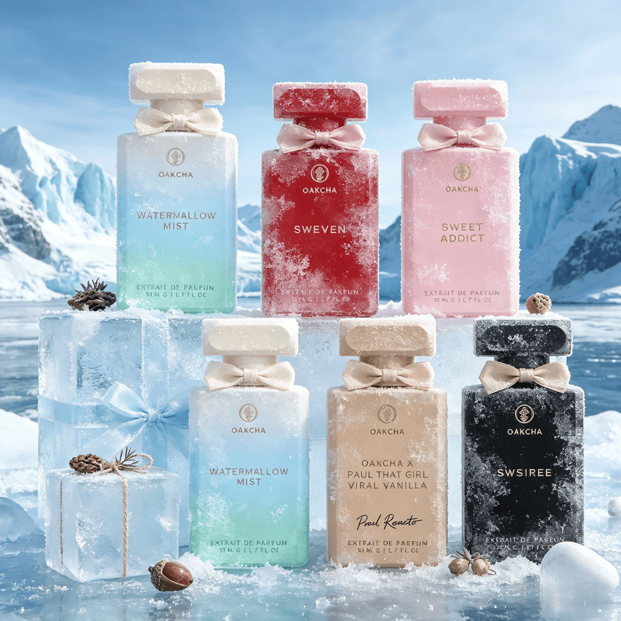 Sweet Addict Unisex Perfume, Rose Jasmine Honeysuckle Marshmallow Scent, Floral Gourmand Long-Lasting Fragrance