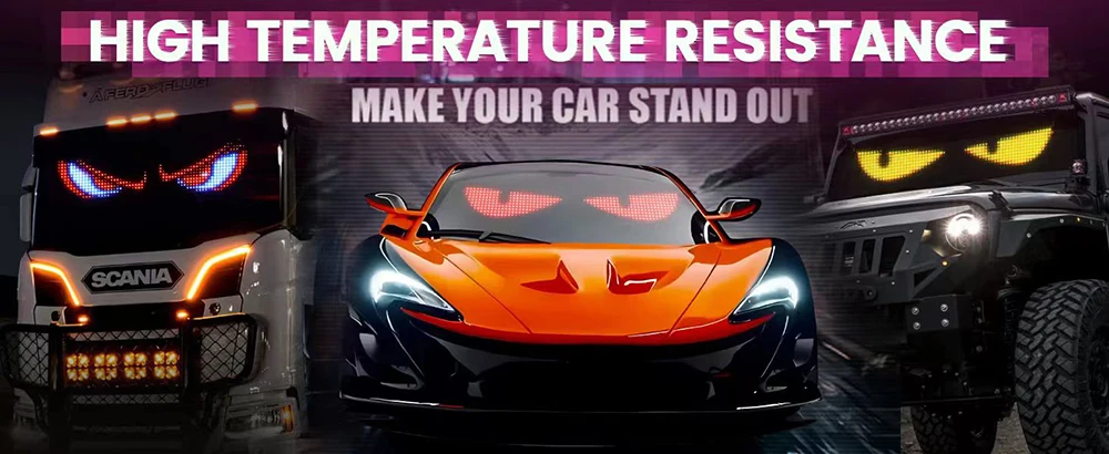 LED Matrix Pixel Panel  Scrolling Bright Advertising LED Signs  Flexible USB 5V LED Car Sign Bluetooth App Control