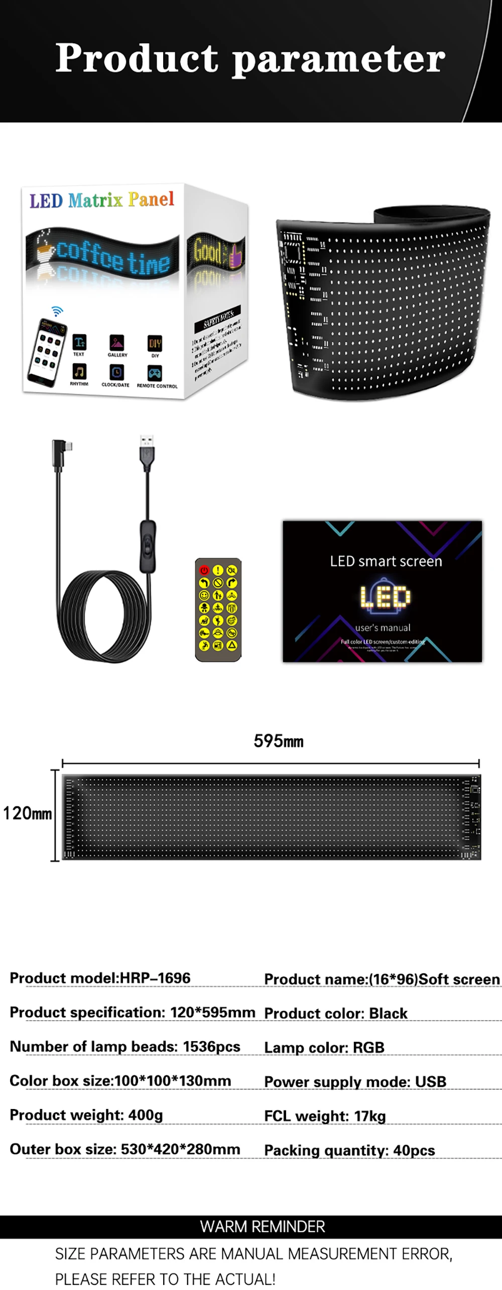 LED Matrix Pixel Panel  Scrolling Bright Advertising LED Signs  Flexible USB 5V LED Car Sign Bluetooth App Control