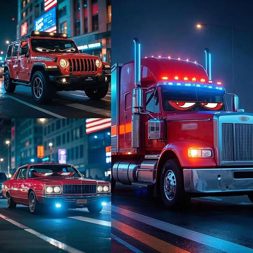 LED Matrix Pixel Panel  Scrolling Bright Advertising LED Signs  Flexible USB 5V LED Car Sign Bluetooth App Control