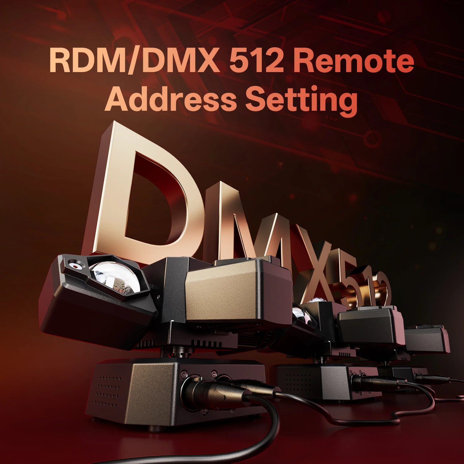 Datewink 70W RGBW 4-Arm Moving Head Light Beam Magic Ball Stage Lights Strobe Effect Remote DMX512 For DJ Disco Nightclub Party