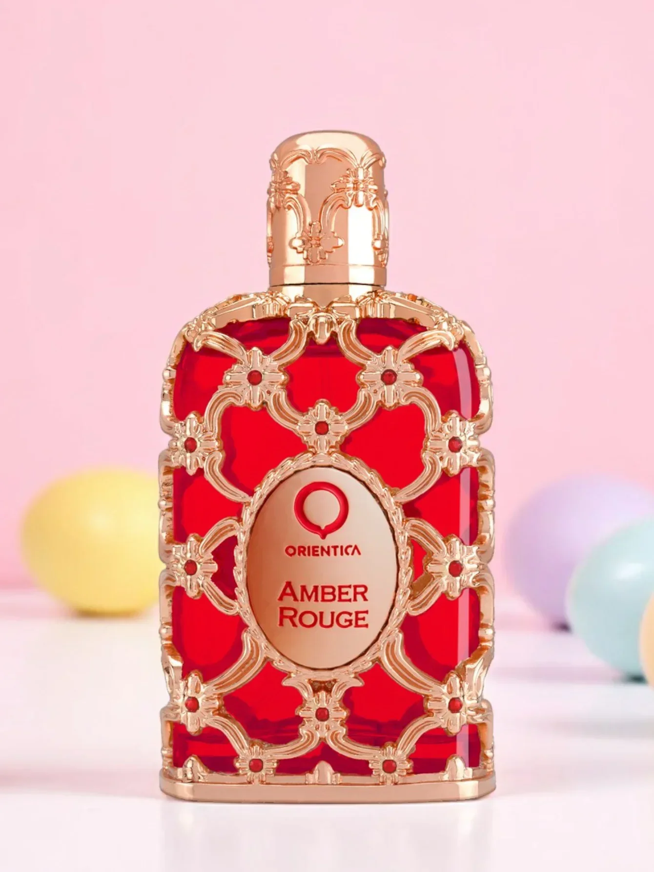 NOTICE DISCONTINUED NO RESTOCK AVAILABLE PLEASE DO NOT PLACE ORDER OUT OF STOCK ORDERS WILL NOT BE SHIPPED Orientica Amber Rouge 80ml EDP Unisex Perfume Sweet Saffron Amber Long Lasting Luxury Fragrance