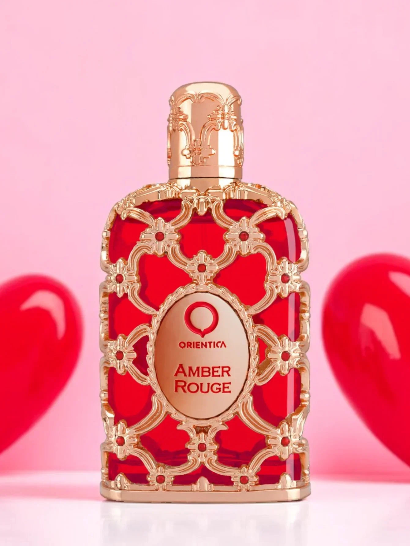 NOTICE DISCONTINUED NO RESTOCK AVAILABLE PLEASE DO NOT PLACE ORDER OUT OF STOCK ORDERS WILL NOT BE SHIPPED Orientica Amber Rouge 80ml EDP Unisex Perfume Sweet Saffron Amber Long Lasting Luxury Fragrance