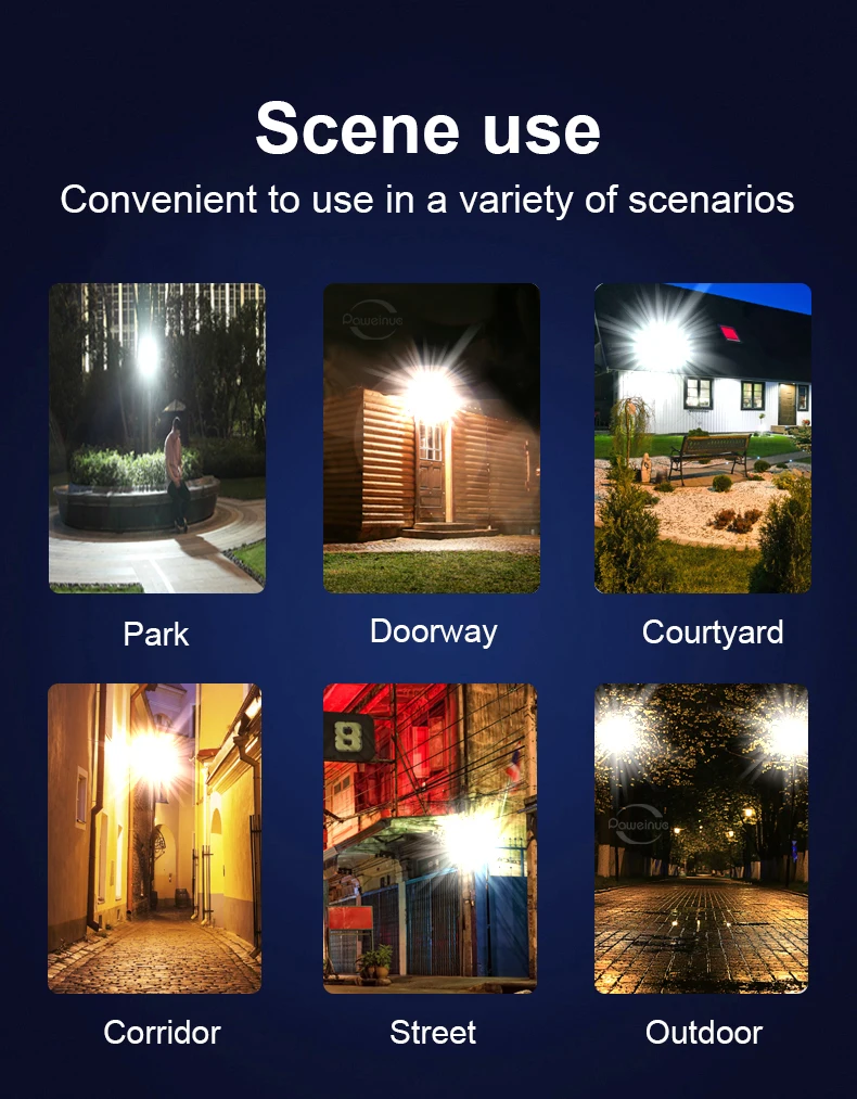 Super Bright 1008 LED Solar Lights Outdoor Street Lamp 3 modes IPX65 Waterproof Garden Lighting With Smart Motion Sensor