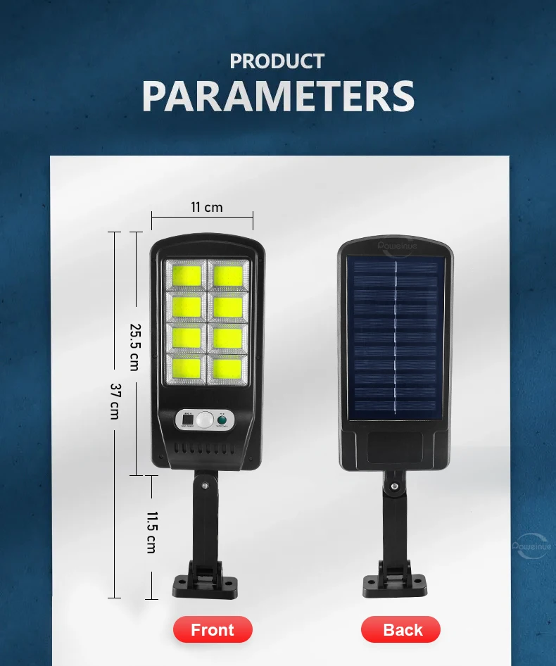Super Bright 1008 LED Solar Lights Outdoor Street Lamp 3 modes IPX65 Waterproof Garden Lighting With Smart Motion Sensor