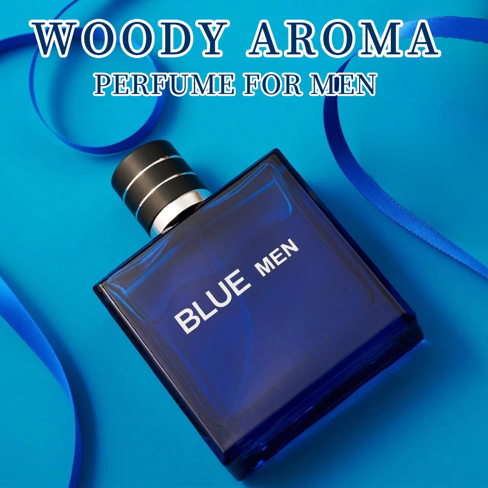 3.4 oz Men's Eau De Toilette Spray, Durable Perfume, Lemon Mint Pink Pepper Flavor, Very Suitable for Dating, Daily Life, Party