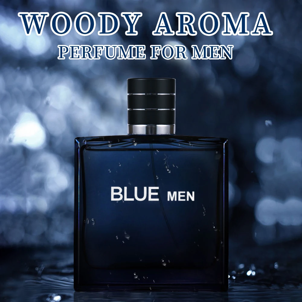 3.4 oz Men's Eau De Toilette Spray, Durable Perfume, Lemon Mint Pink Pepper Flavor, Very Suitable for Dating, Daily Life, Party