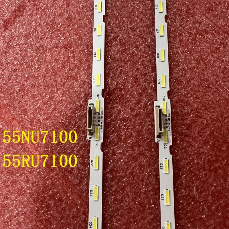 LED Strip For Samsung UE55NU7100K UE55NU7021 UE55NU7091U UE55RU7025K UE55RU7025 UE55RU7100 UE55NU7100 BN96-45913A UE55NU7102
