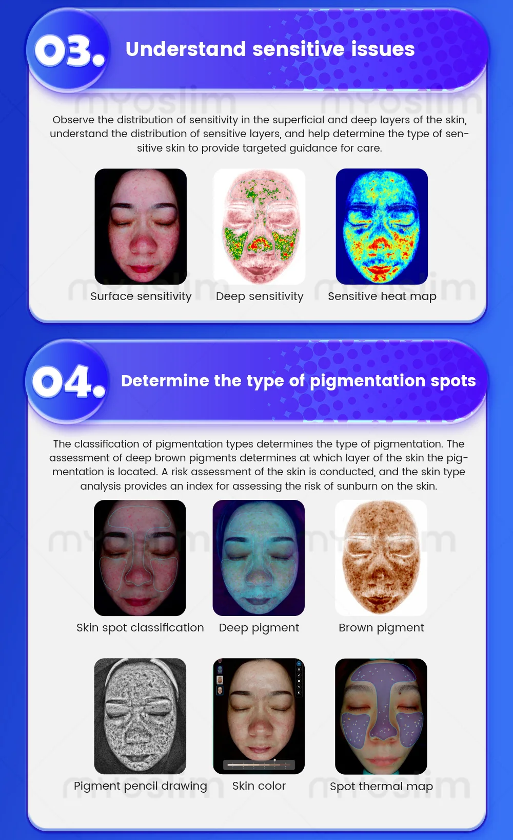 21.5 Inch X5 Facial Skin Analyzer 3D AI Hair Analysis Machine 8 Light Spectrum Skin Analysis Scanner For Business Beauty Care