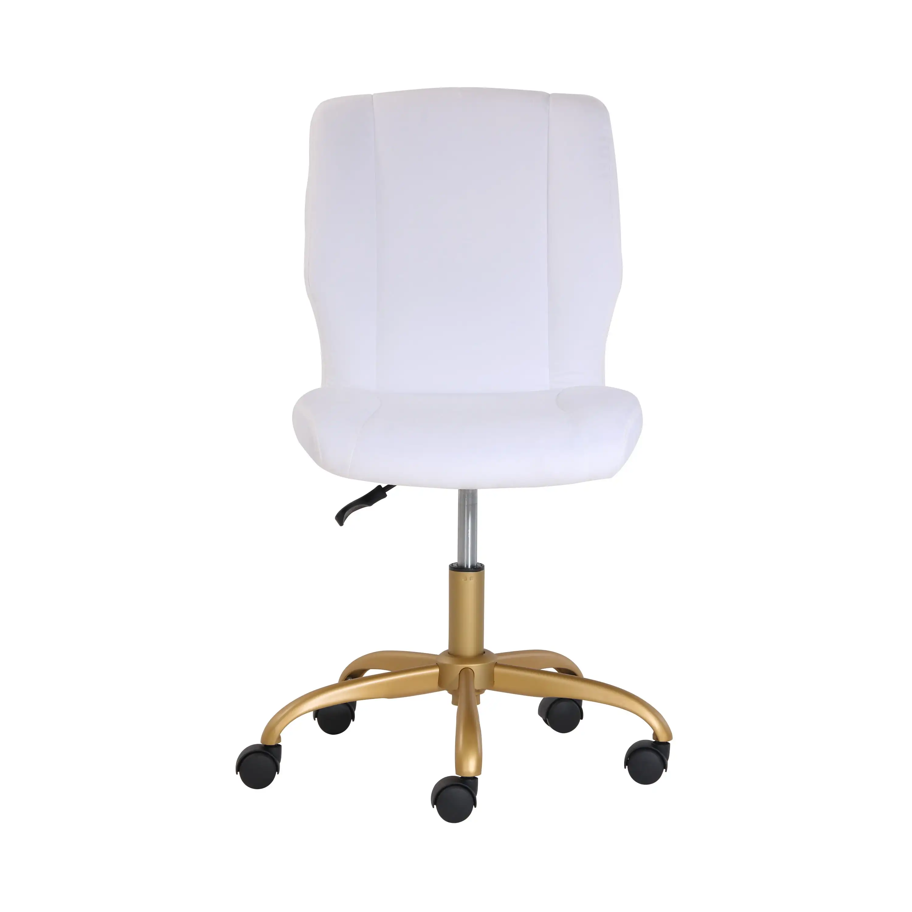 Mainstays Plush Velvet Office Chair, Blush