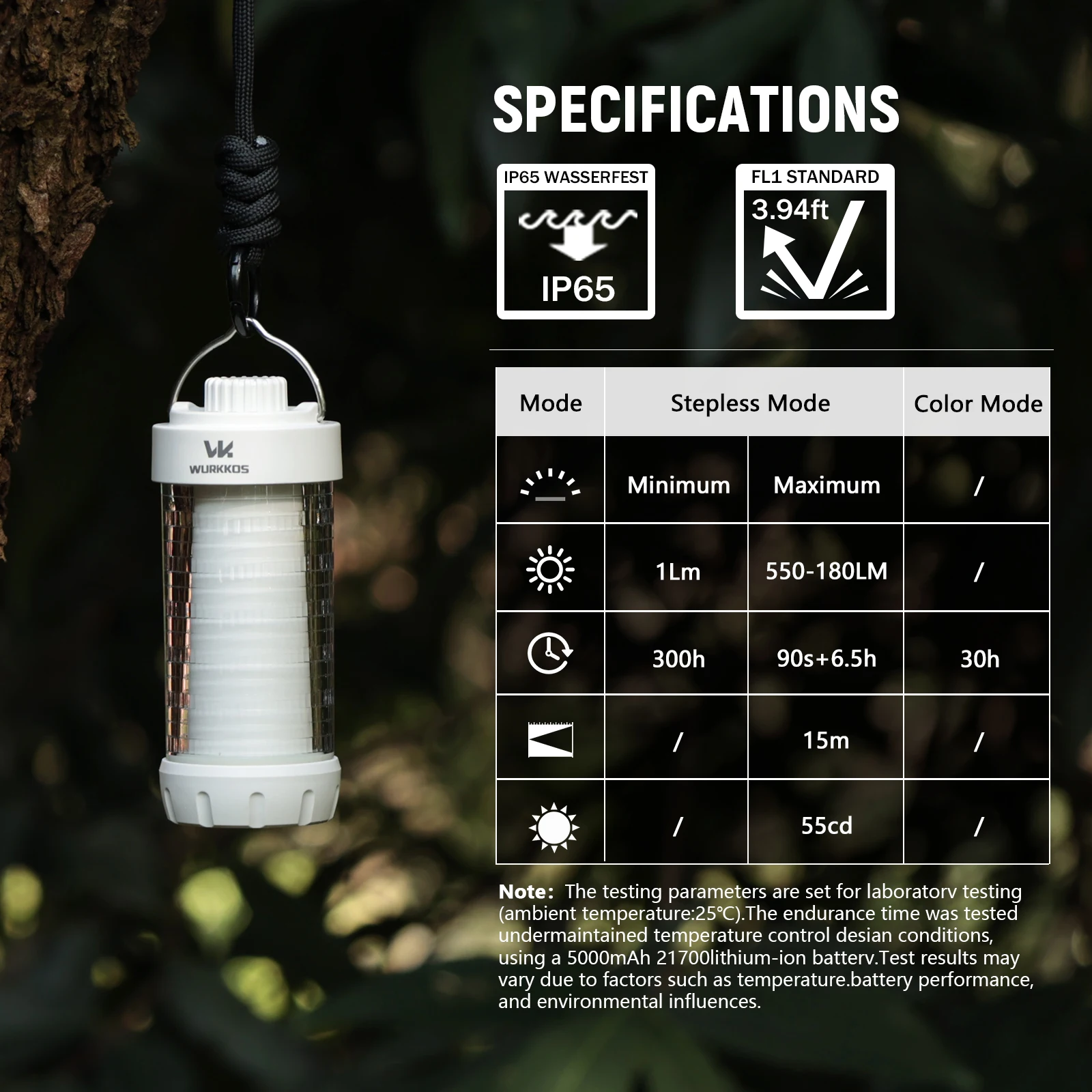 Wurkkos CL01 Mini RGB 360° Flashlight 550 Lumens 21700 Rechargeable LED Flashlight Camping Light Power Bank Waterproof