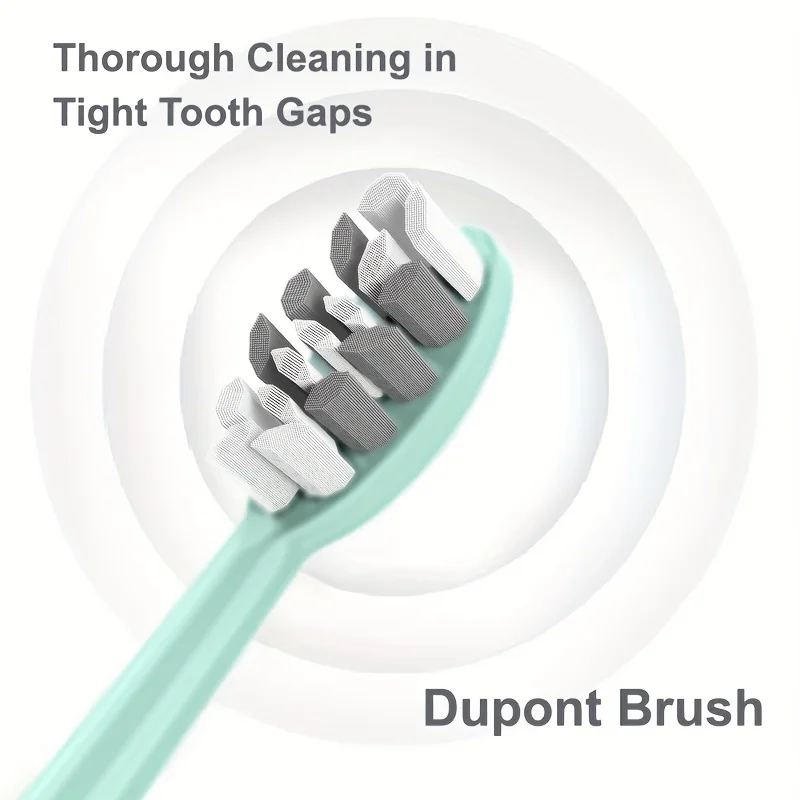 Electric Toothbrush Rotary Cleaning Teeth Brush Waterproof Electronic Tooth Brush With Timer USB Rechargeable Toothbrush 10 Head