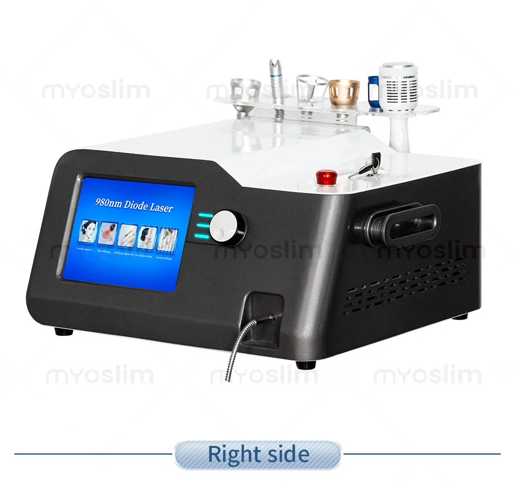 30 W 5in 1 Capillary Removal Machine Professional 980nm Diode Blood Vessel Removal Pink Spider Vein Removal Salon