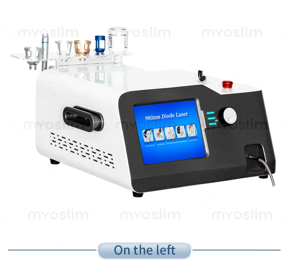 30 W 5in 1 Capillary Removal Machine Professional 980nm Diode Blood Vessel Removal Pink Spider Vein Removal Salon