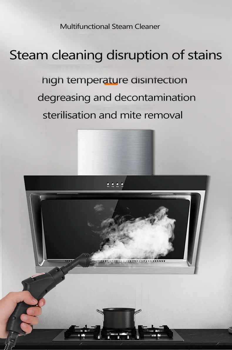 Kitchen oil stains Steam Cleaner High Temperature Disinfection Air Conditioning Kitchen Range Hood Machines cleaning machine
