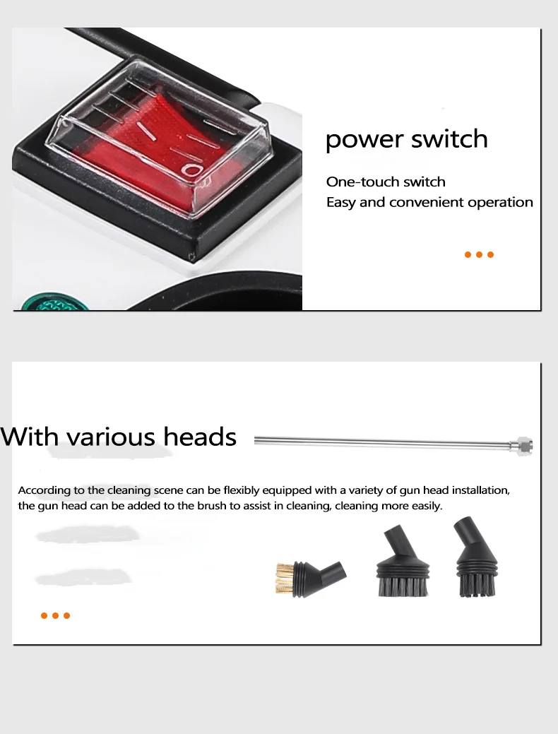 Kitchen oil stains Steam Cleaner High Temperature Disinfection Air Conditioning Kitchen Range Hood Machines cleaning machine