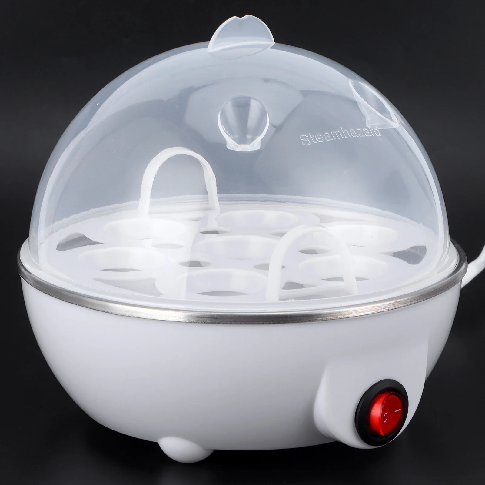 Egg Boiler Egg Cooker Electric Eggs Boiler Multifunctional Eggs Cooker Poacher for Kitchen Use Household Applicance