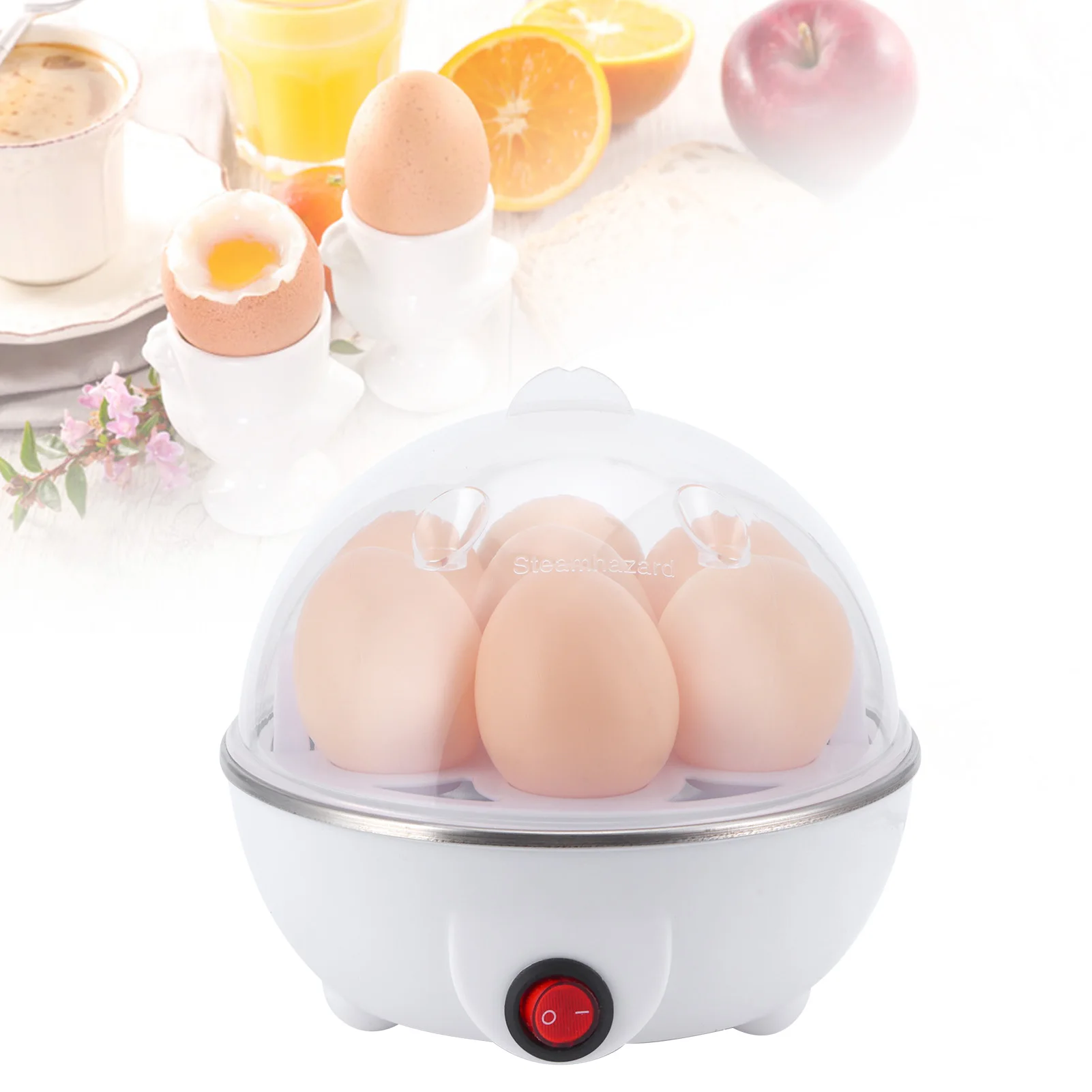 Egg Boiler Egg Cooker Electric Eggs Boiler Multifunctional Eggs Cooker Poacher for Kitchen Use Household Applicance