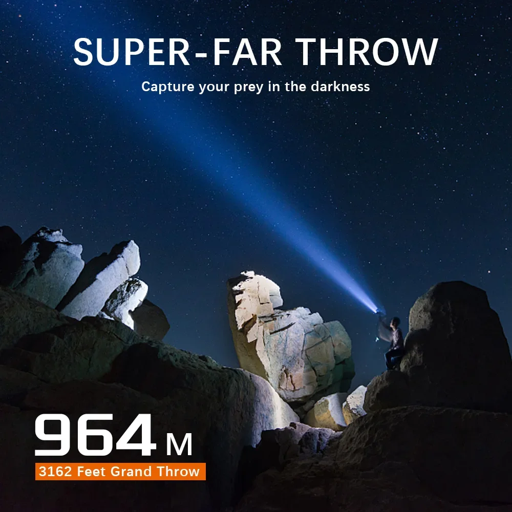 Sofirn SF26 2000lm SFT40 LED 6000K Tactical Flashlight Type-C Rechargeable Protable Powerful 21700 Torch Camping EDC Flashlight
