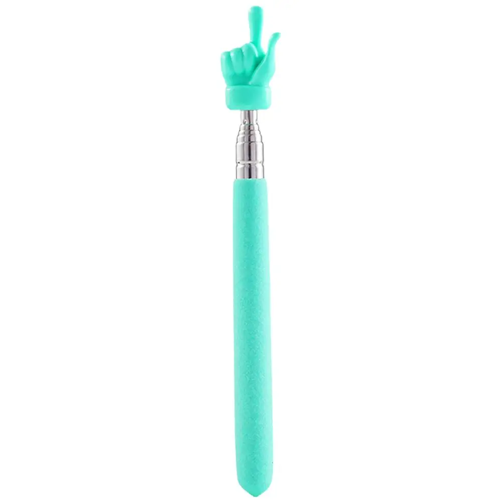Retractable Teacher Pointer Finger Design StainlessSteel Telescopic School Teaching Pointer Stick Teacher Supplies for Classroom