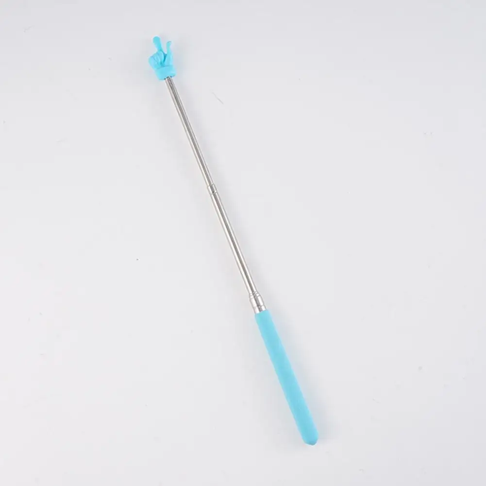 Retractable Teacher Pointer Finger Design StainlessSteel Telescopic School Teaching Pointer Stick Teacher Supplies for Classroom