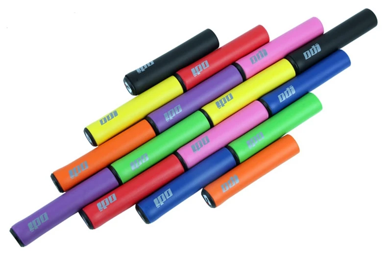 ODI MTB Handlebar Grips Mountain Bicycle Folding Bike Cover Ultralight Anti Slip Silica Gel Foaming Including Plug Bicycle Parts