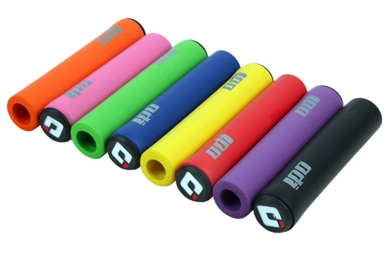 ODI MTB Handlebar Grips Mountain Bicycle Folding Bike Cover Ultralight Anti Slip Silica Gel Foaming Including Plug Bicycle Parts