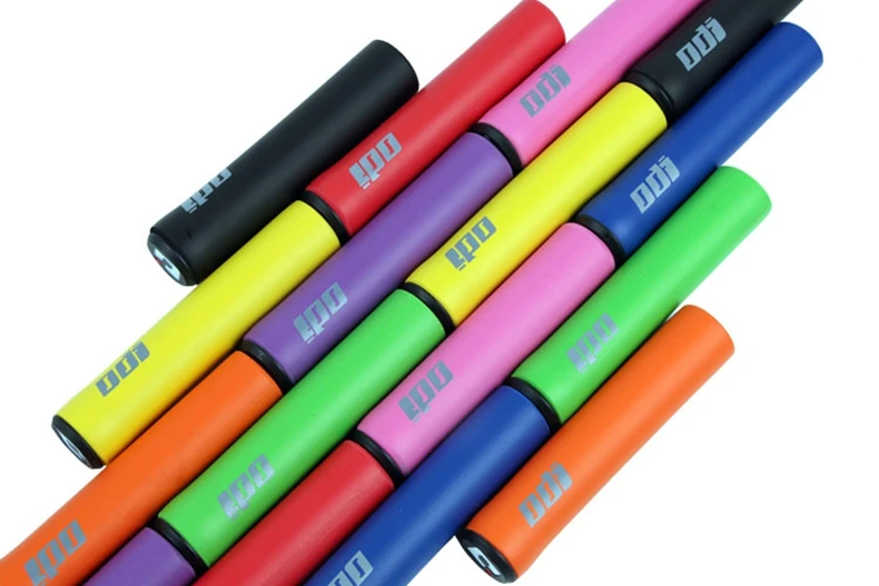 ODI MTB Handlebar Grips Mountain Bicycle Folding Bike Cover Ultralight Anti Slip Silica Gel Foaming Including Plug Bicycle Parts